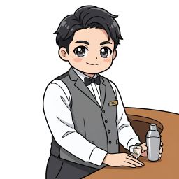 運営スタッフ（ボーイ）のイメージイラスト